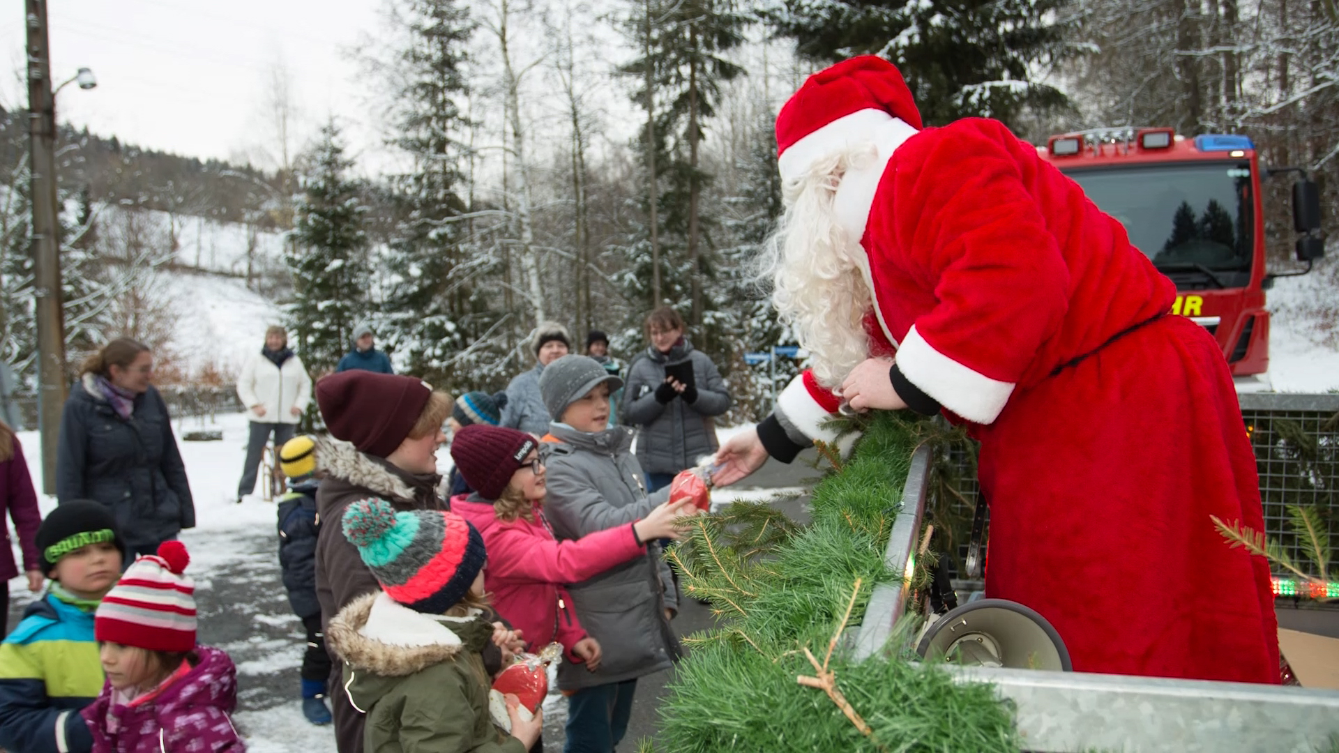 MEgional am 15. Dezember 2021 mit dem Weihnachtsmann 