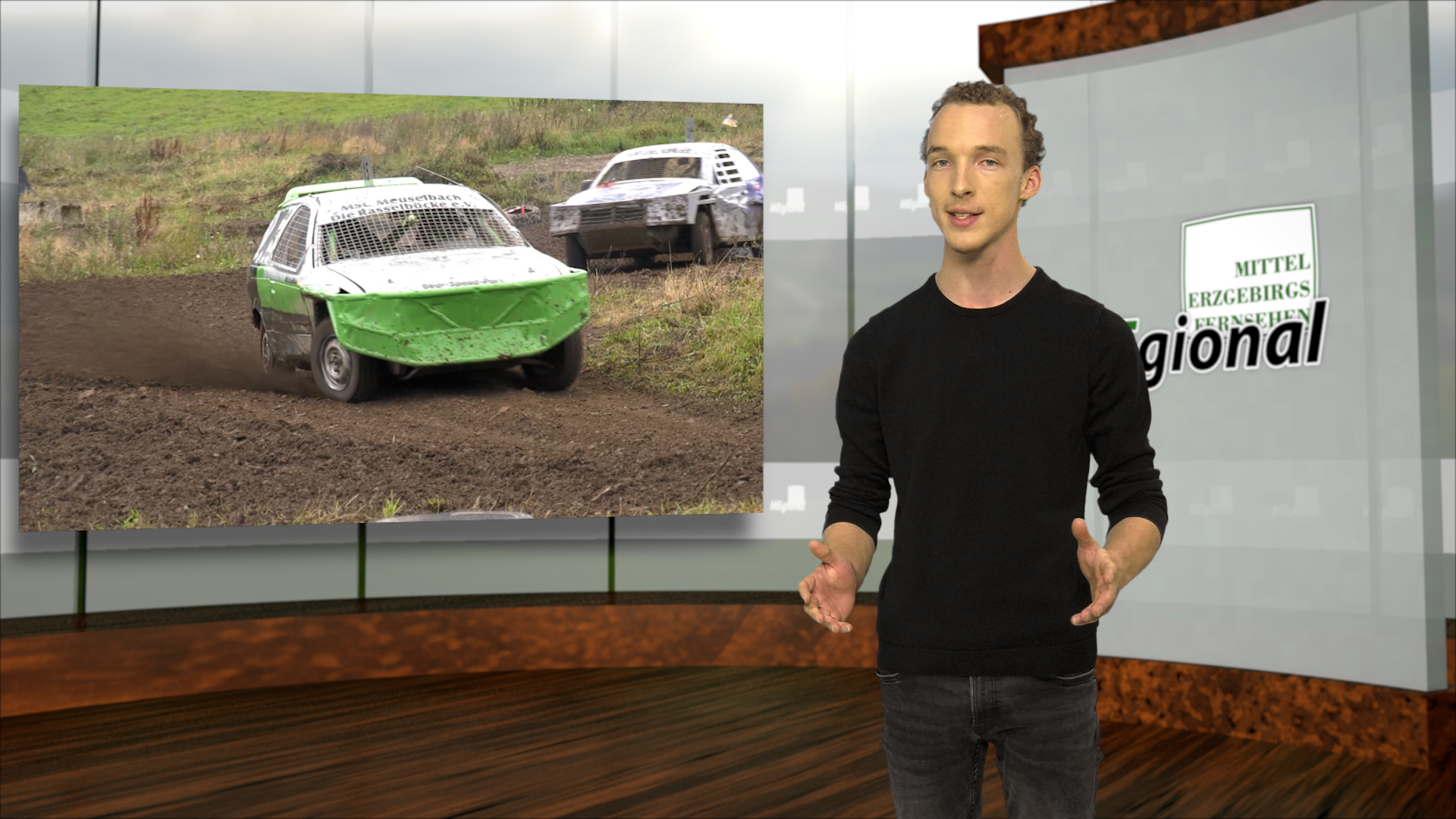 MEgional am 22. September 2021 mit dem Crash Car Rennen in Seiffen