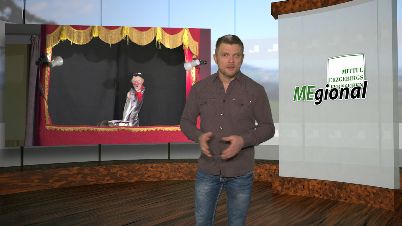 MEgional mit Szenen von den Puppentheatertagen in Gelenau MEgional mit Szenen von den Puppentheatertagen in Gelenau