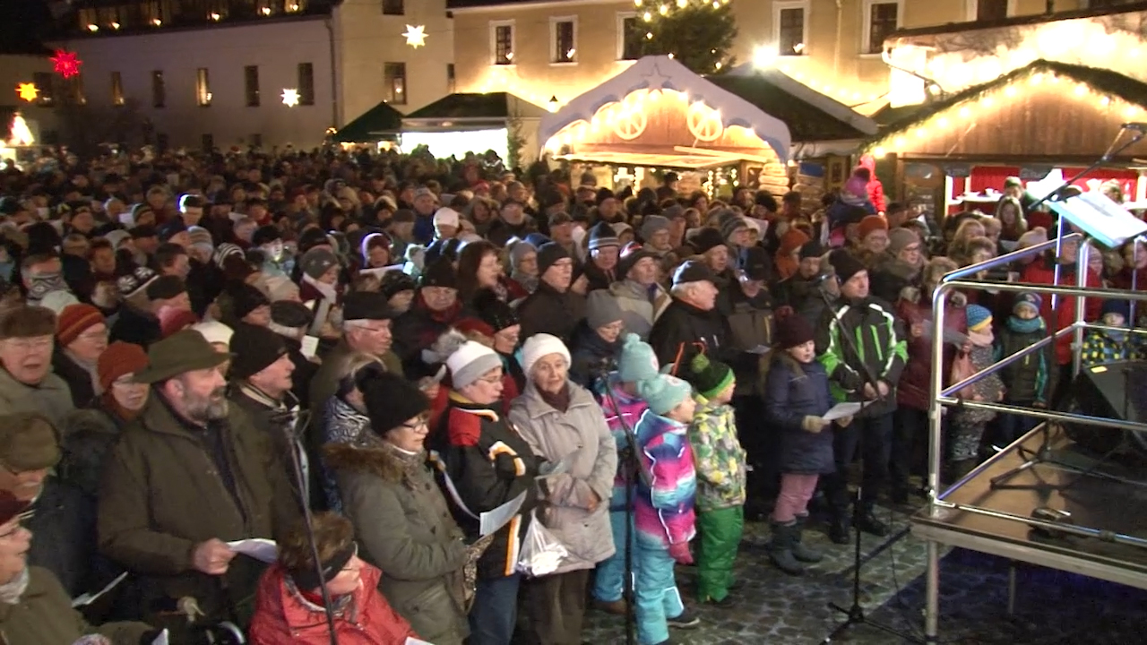 MEgional mit dem großen Chorsingen in Olbernhau