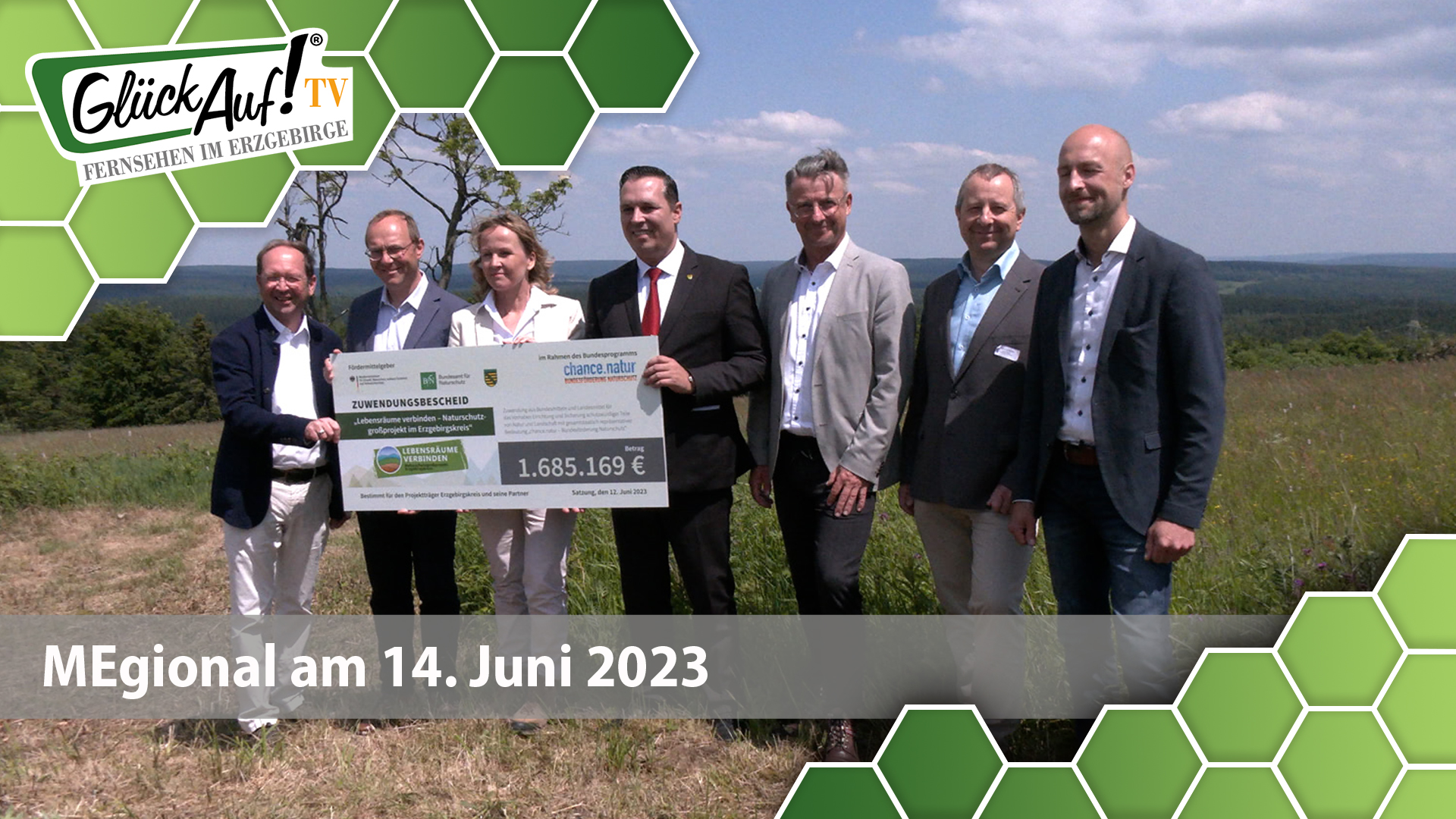 MEgional am 14. Juni 2023 u.a. mit dem Auftakt zum Naturschutzgroßprojekt am Erzgebirgskamm
