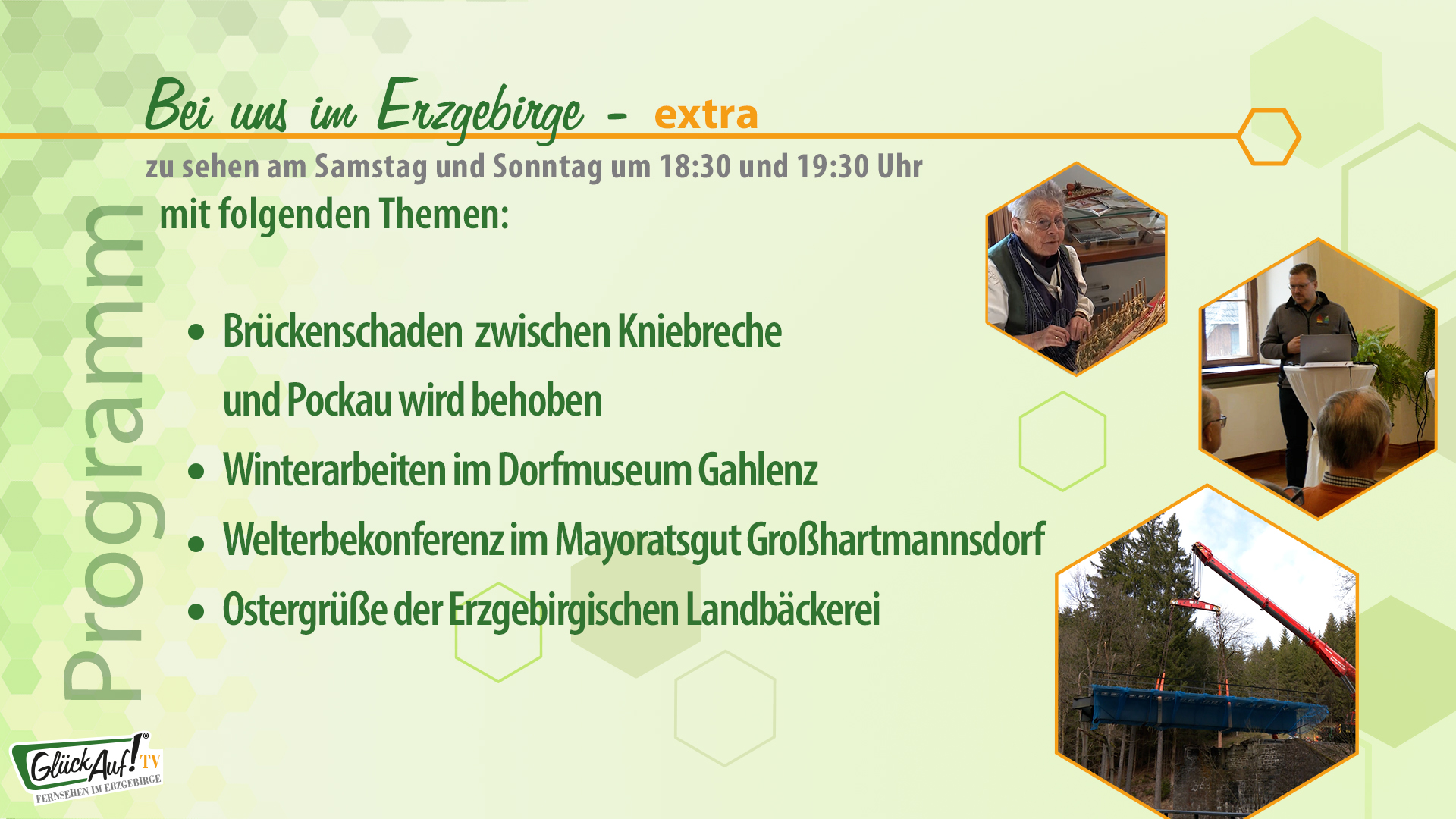 Bei uns im Erzgebirge - extra vom 23. und 24.03.2024