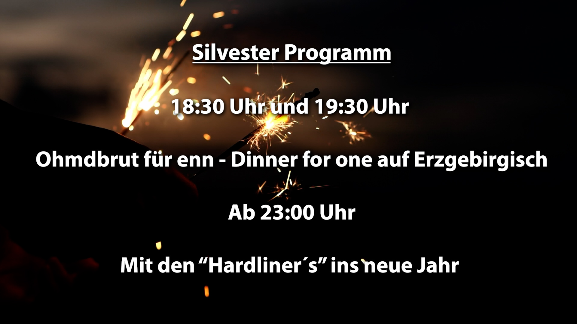 Silvsterprogramm am 31.12.2024