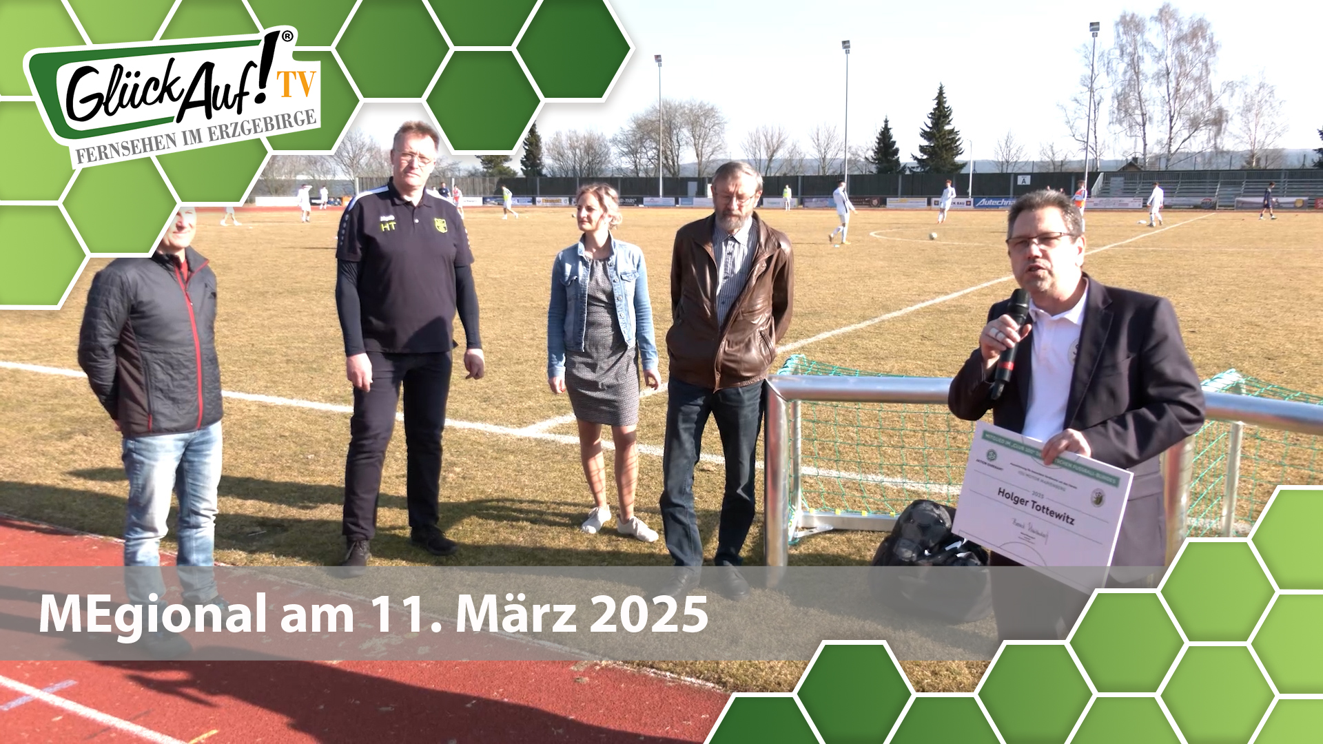 MEgional am 11. März 2025 mit dem Thema "Marienberger bekommt besondere Auszeichnung"