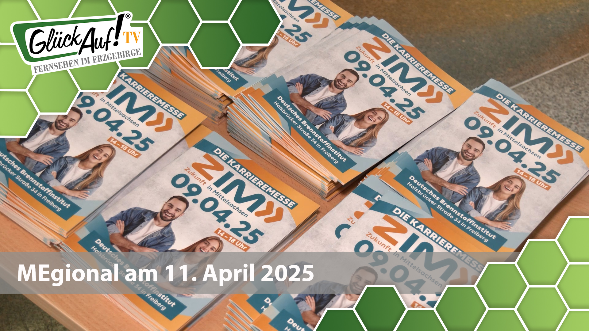 MEgional am 11. April 2025 mit dem Thema: "Karrieremesse in Freibergt"