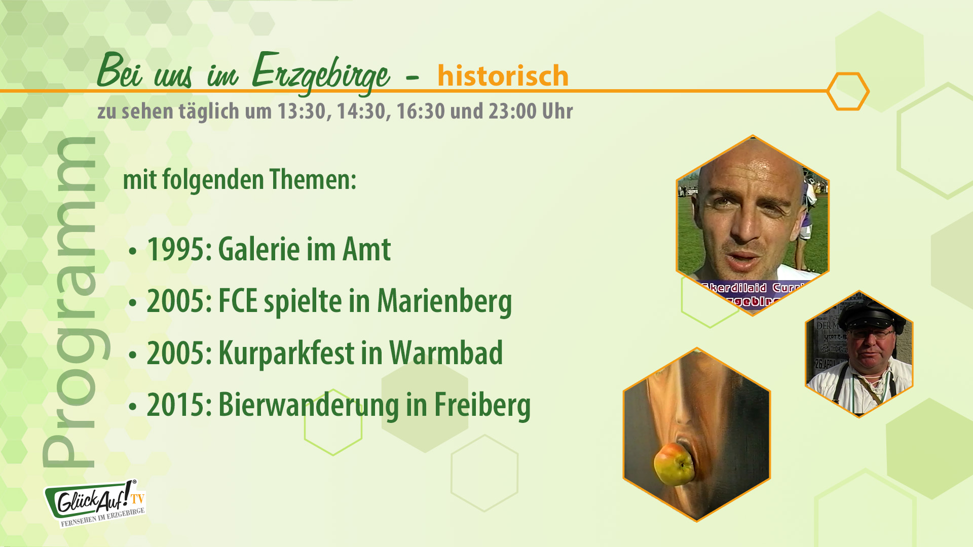 Bei uns im Erzgebirge - historisch vom 24.05. bis 30.05.