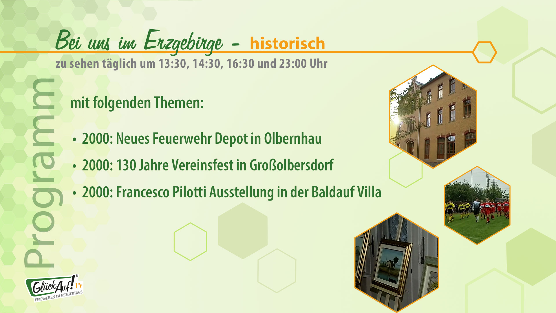 Bei uns im Erzgebirge - historisch vom 27.09. bis 03.10.