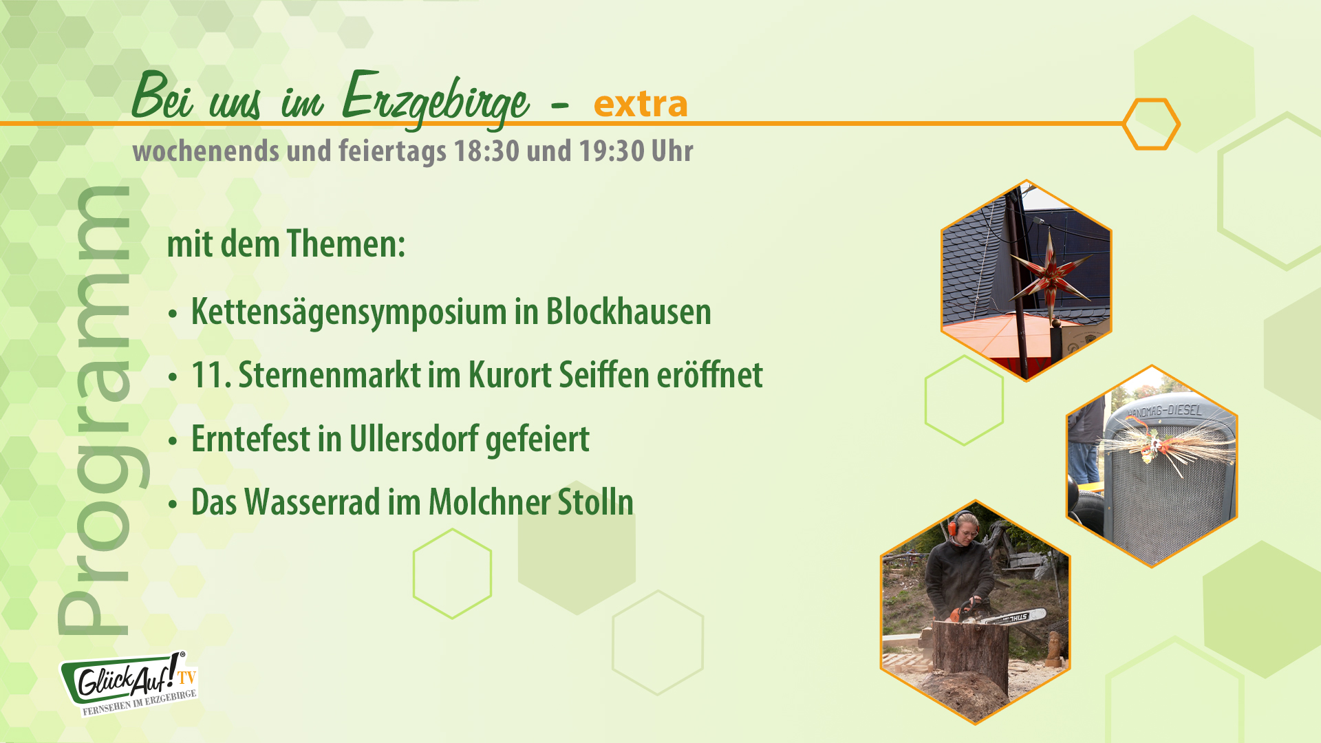 Bei uns im Erzgebirge - extra am 11.10. und 12.10.