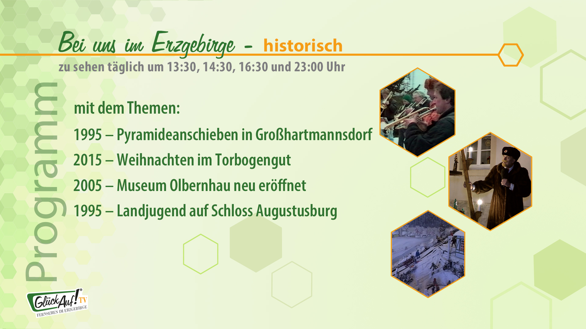 Bei uns im Erzgebirge - historisch vom 29.11. bis 05.12.