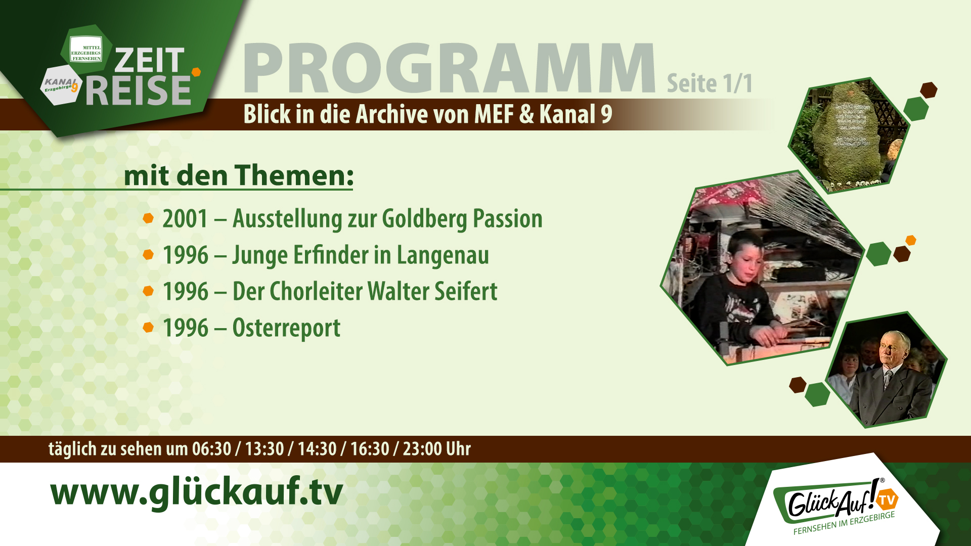 Glück Auf! TV - Zeitreise vom 04.04. bis 10.04.